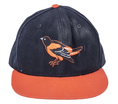 1995 Cal Ripken Jr. Game Used Baltimore Orioles Alternate Road Hat (Ripken LOA)